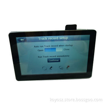 GPS Car Navigator with DVR Function, Driving Video Record and Built-in Lithium Battery
